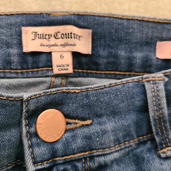 Juicy Couture Distressed Ankle Jeans - Picture 5 of 10